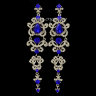 Серьги с кристаллами Сваровски 32159