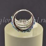 Коктейльное кольцо с кристаллами Сваровски 31681