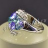 Коктейльное кольцо с кристаллами Сваровски 31682