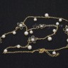 Ожерелье с жемчугом и эмалью 33443