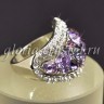 Коктейльное кольцо с кристаллами Сваровски 31683